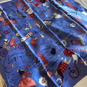 Hermès Silk Scarf  - Les Confessions 36”